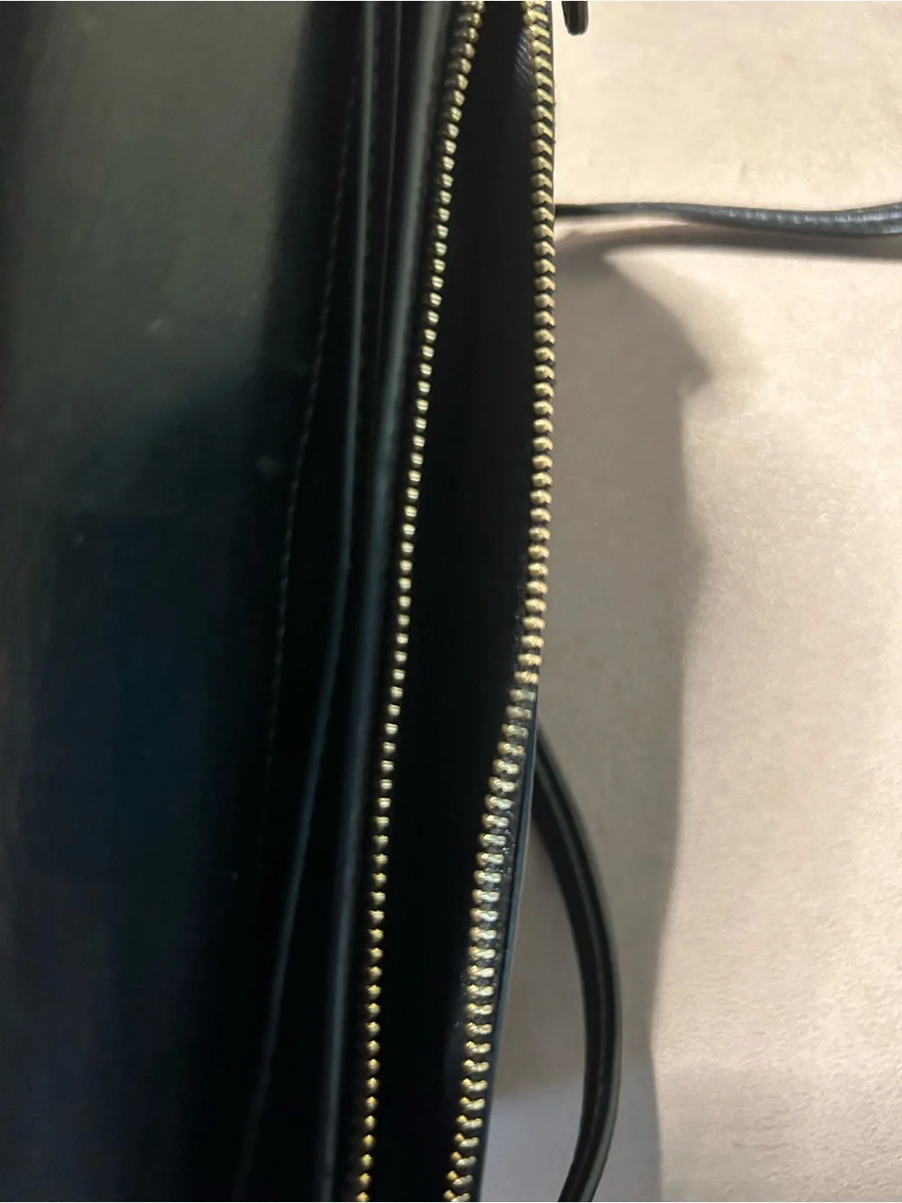 Coach Anna Foldover Clutch Leather Crossbody Wallet